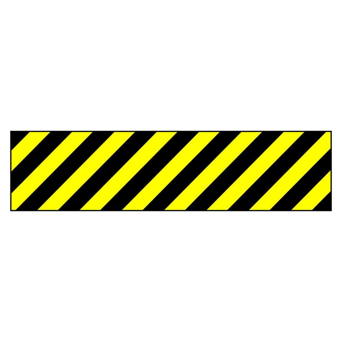 Diagonal Hazard Strip (Right) Sign - The Safety Sign Depot