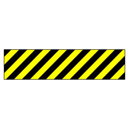 Diagonal Hazard Strip (Right) Sign