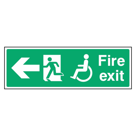 disabled-fire-exit-left-arrow-sign