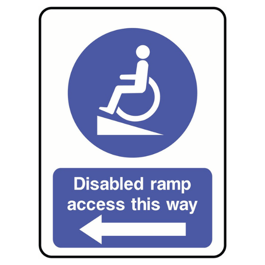 disabled-ramp-left-arrow-sign