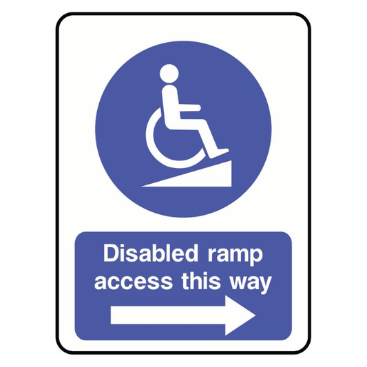 disabled-ramp-right-arrow-sign