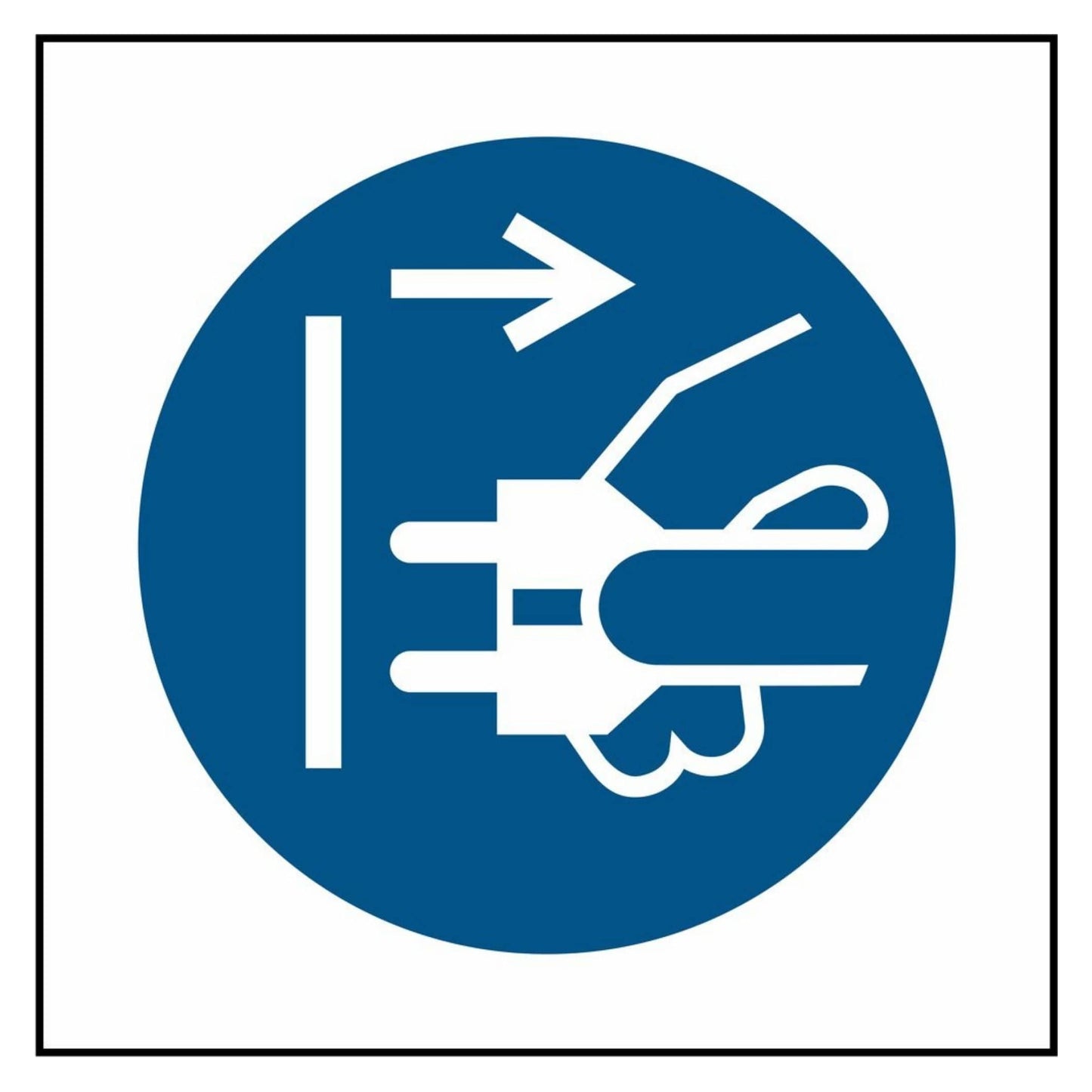 Disconnect Mains Plug Symbol Sign
