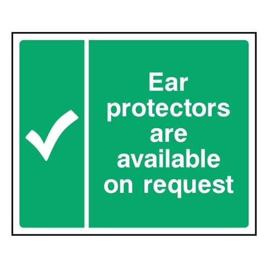 ear-protectors-available-upon-request-sign