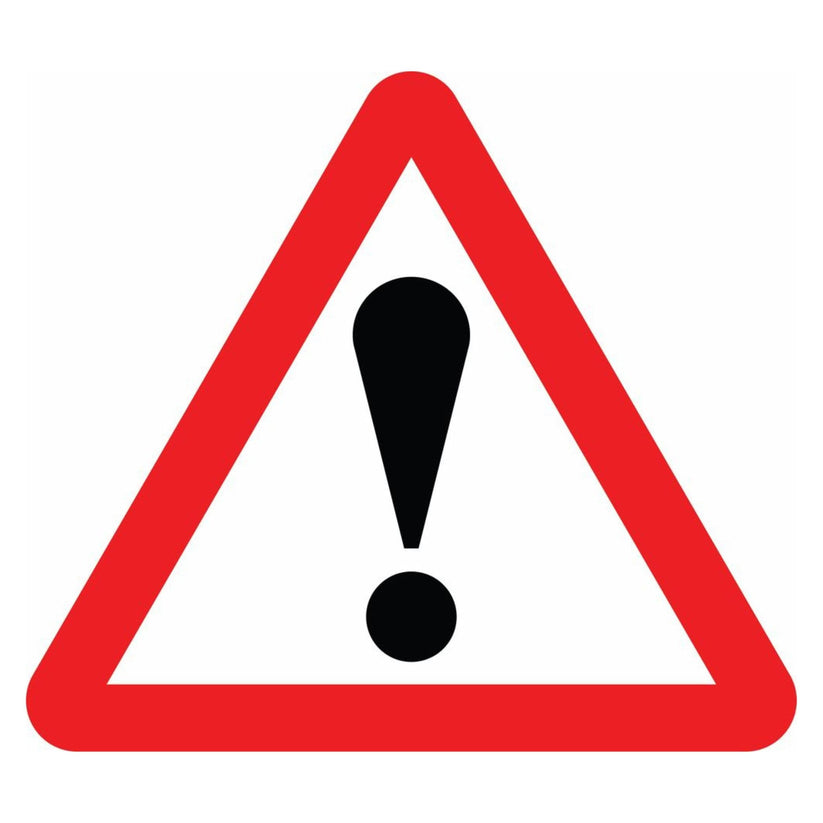Exclamation Mark Road Warning Sign | Big Bulk Discounts!
