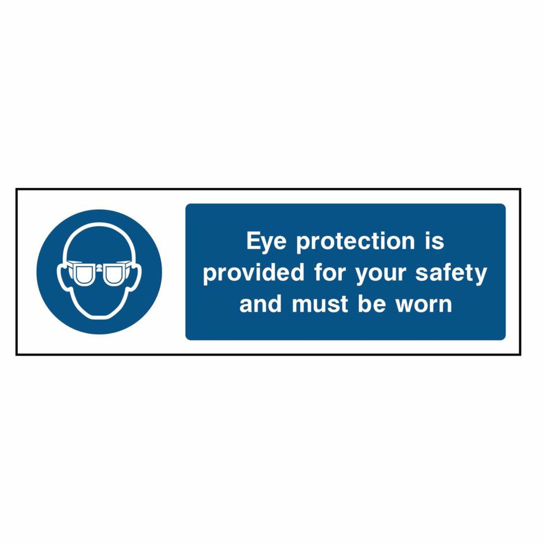 Eye Protection Signs | Wear Safety Goggles Signage - The Safety Sign Depot