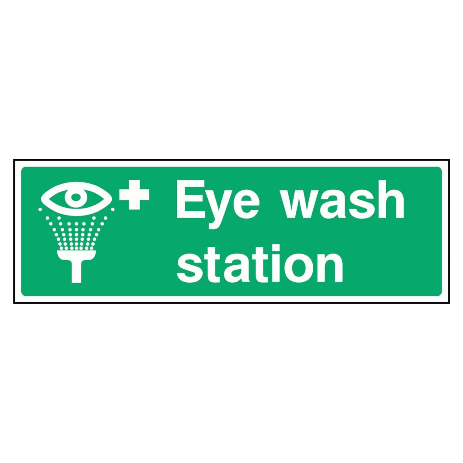 Eye Wash Station Workplace Sign