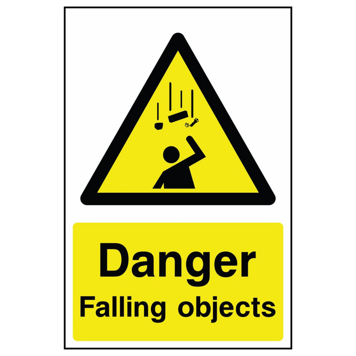 Falling Objects Danger Sign - The Safety Sign Depot