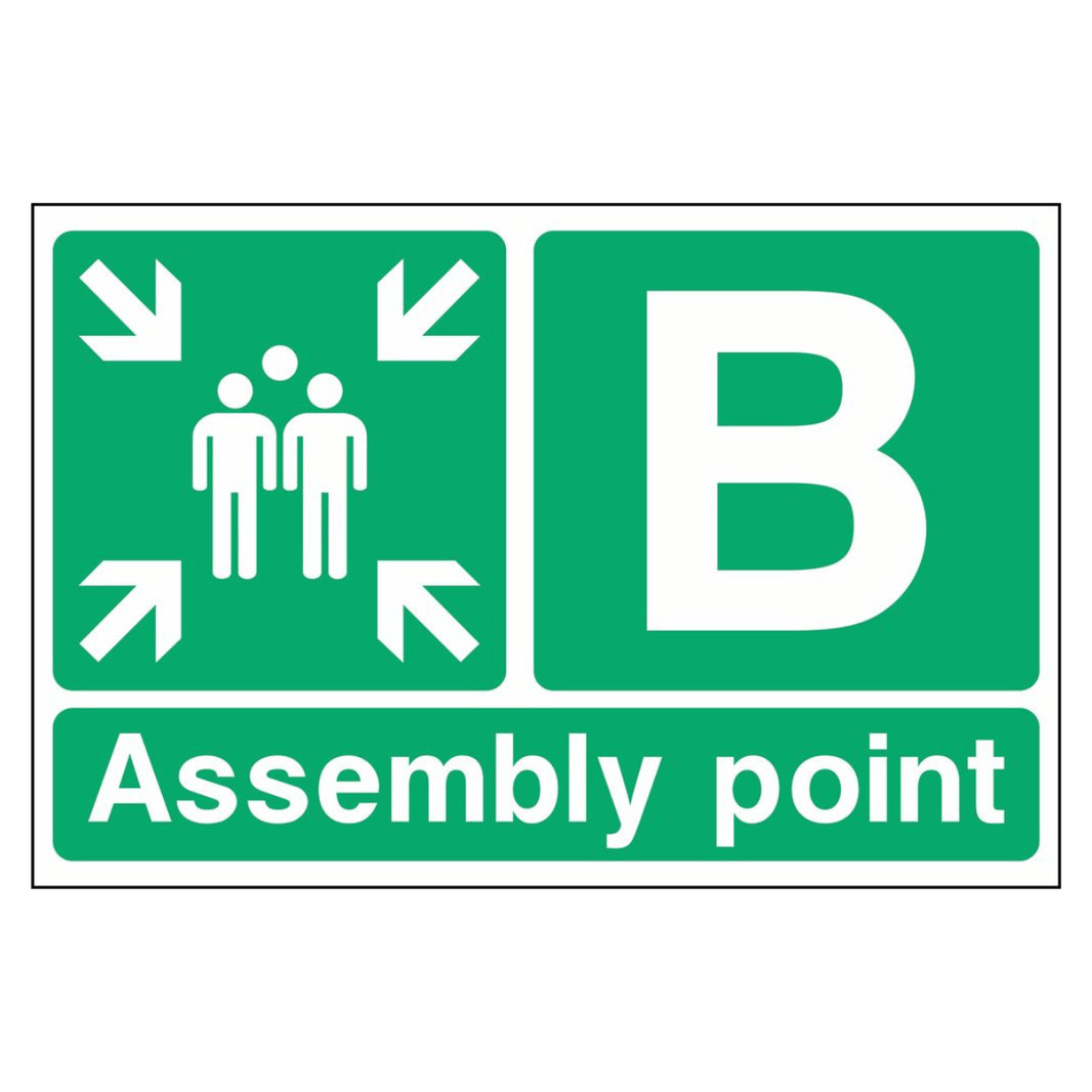 Fire Assembly Point Signs | Evacuation Safety Signs - The Safety Sign Depot