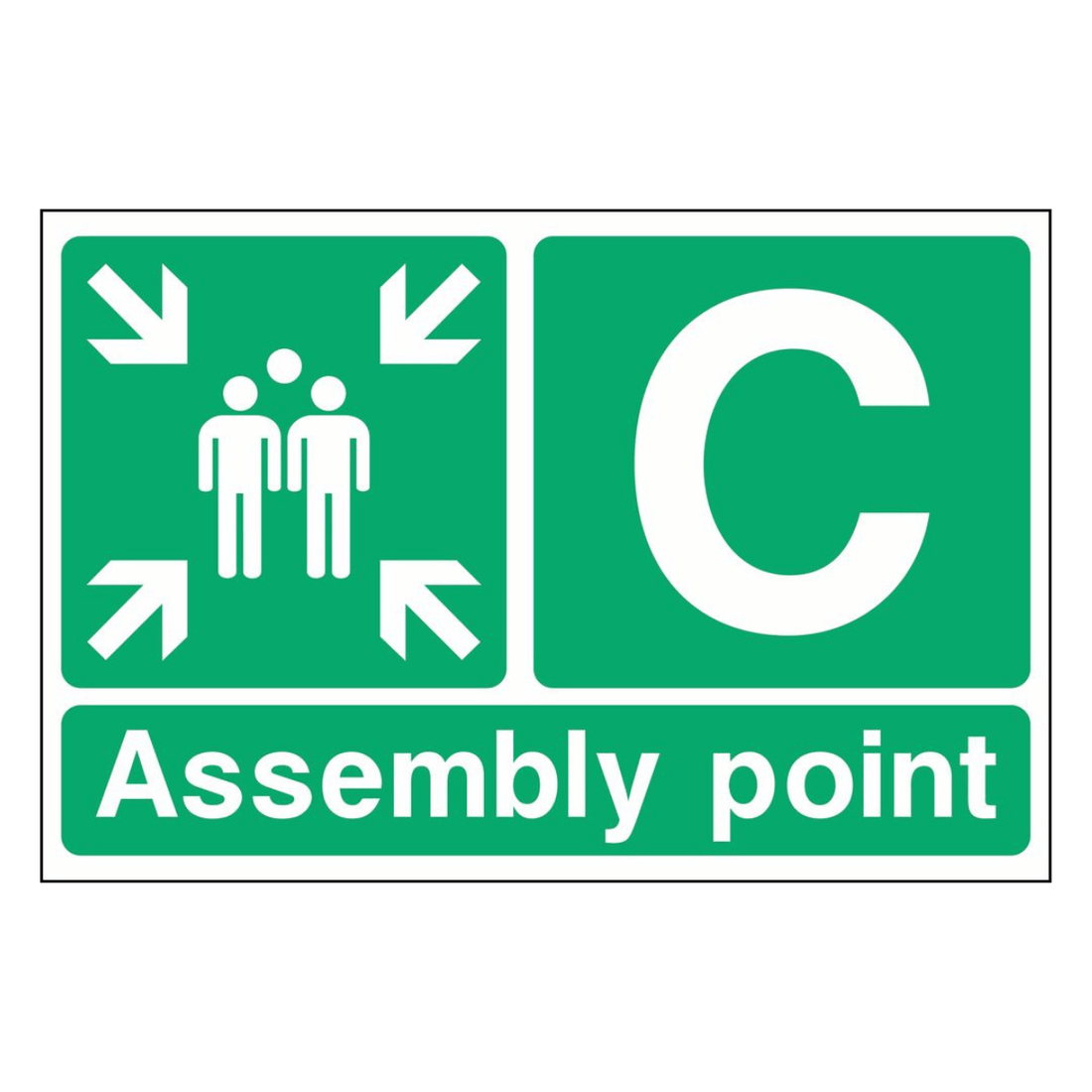 Fire Aasembly Point Sign Fire Assembly Point C Sign - The Safety Sign Depot