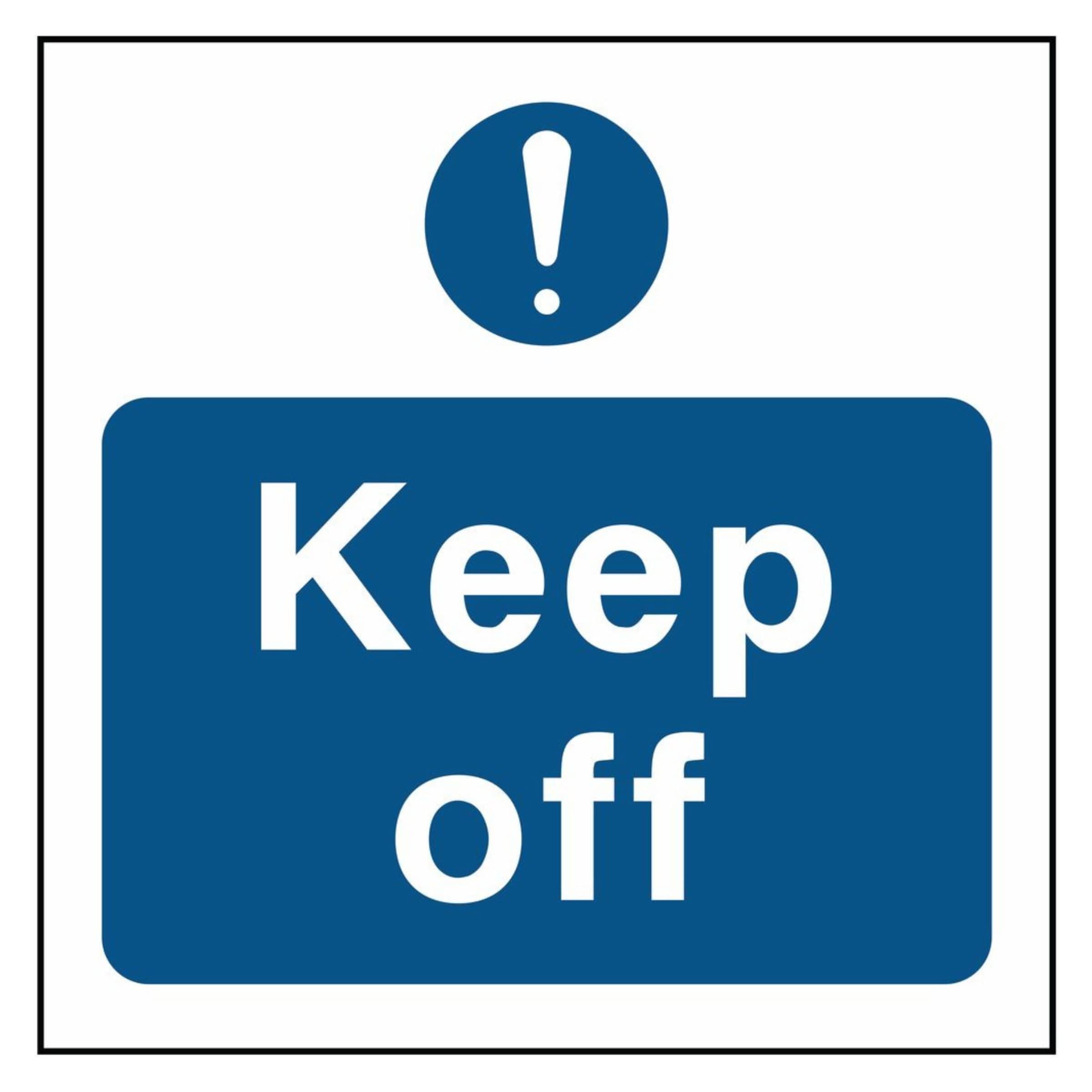 Fire Notice Keep Off Sign - The Safety Sign Depot