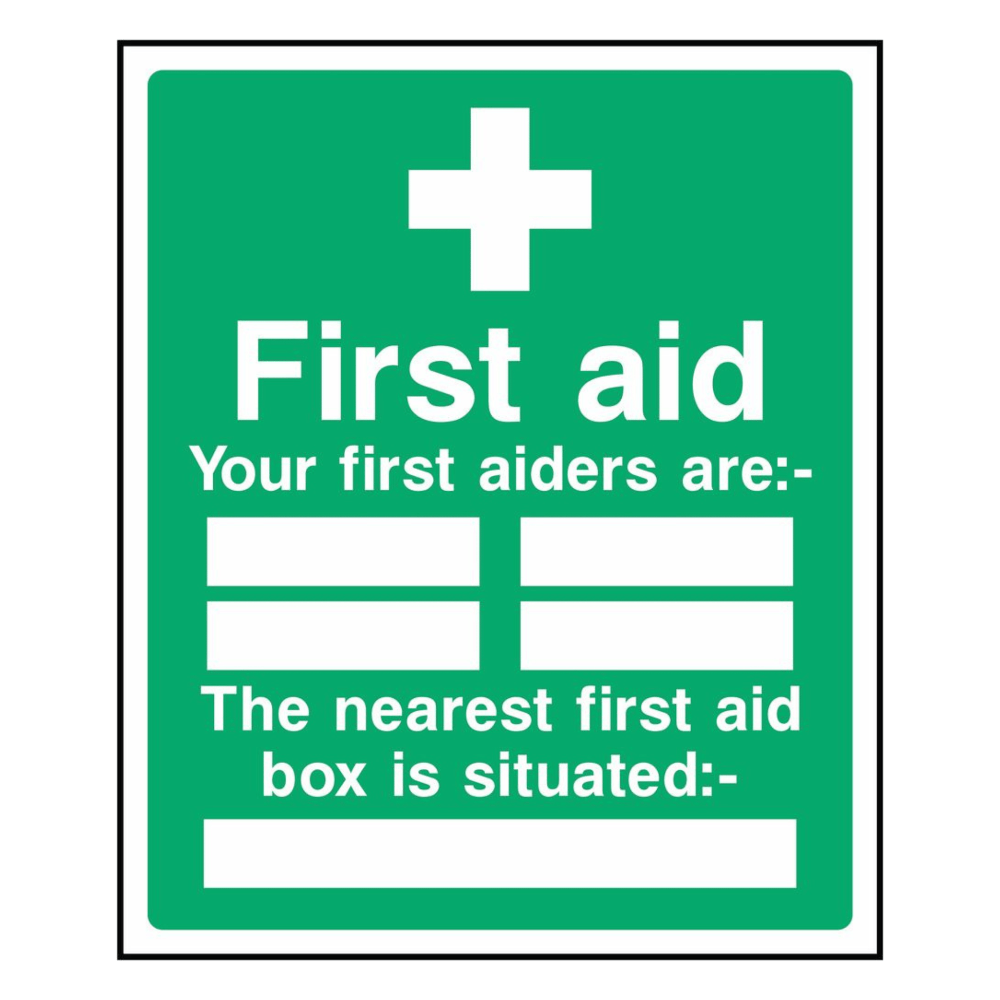 First Aid Point Information Sign 