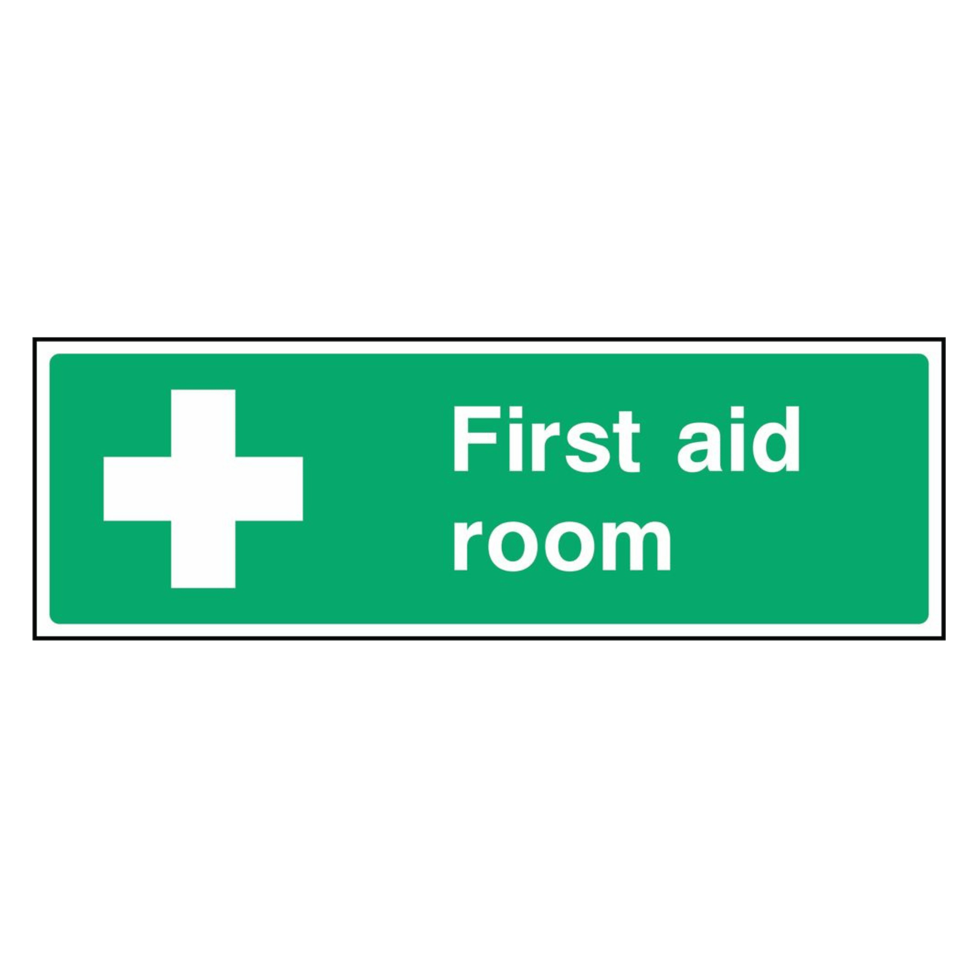 First Aid Room Landscape Sign 