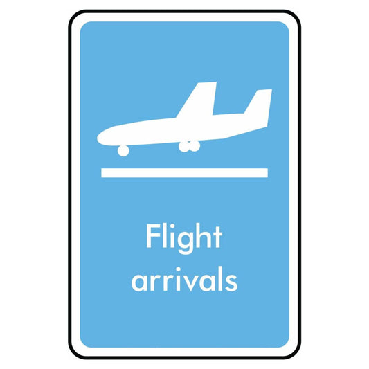 Flight Arrivals Information Sign