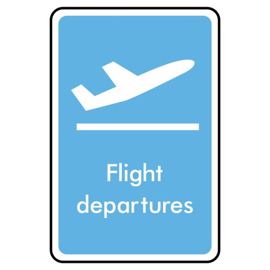 Flight Departures Information Sign