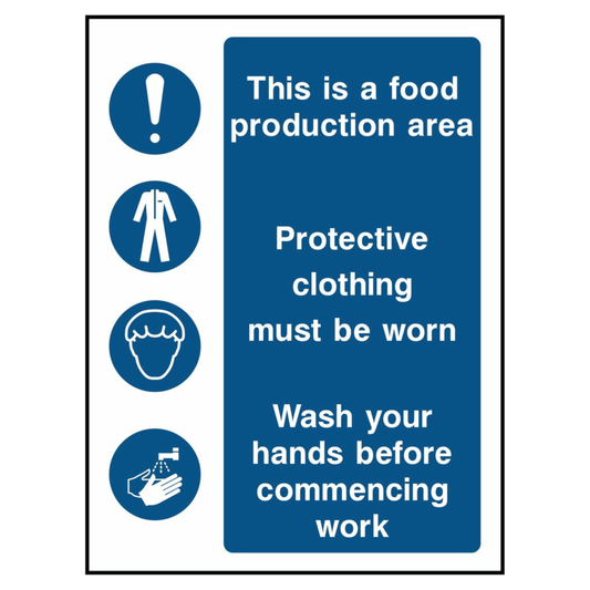 food-production-area-ppe-sign