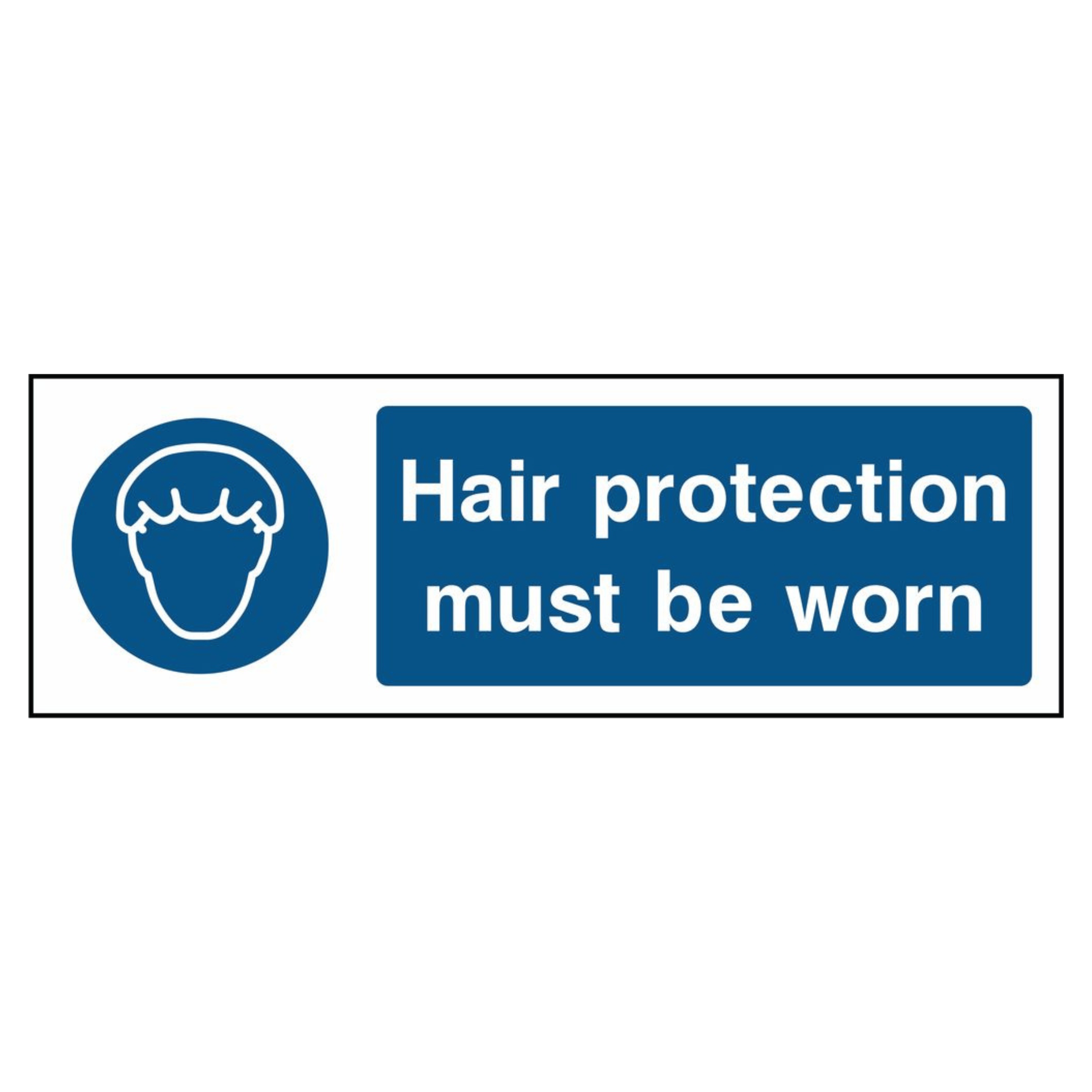 Hair Protection Must Be Worn Sign - The Safety Sign Depot