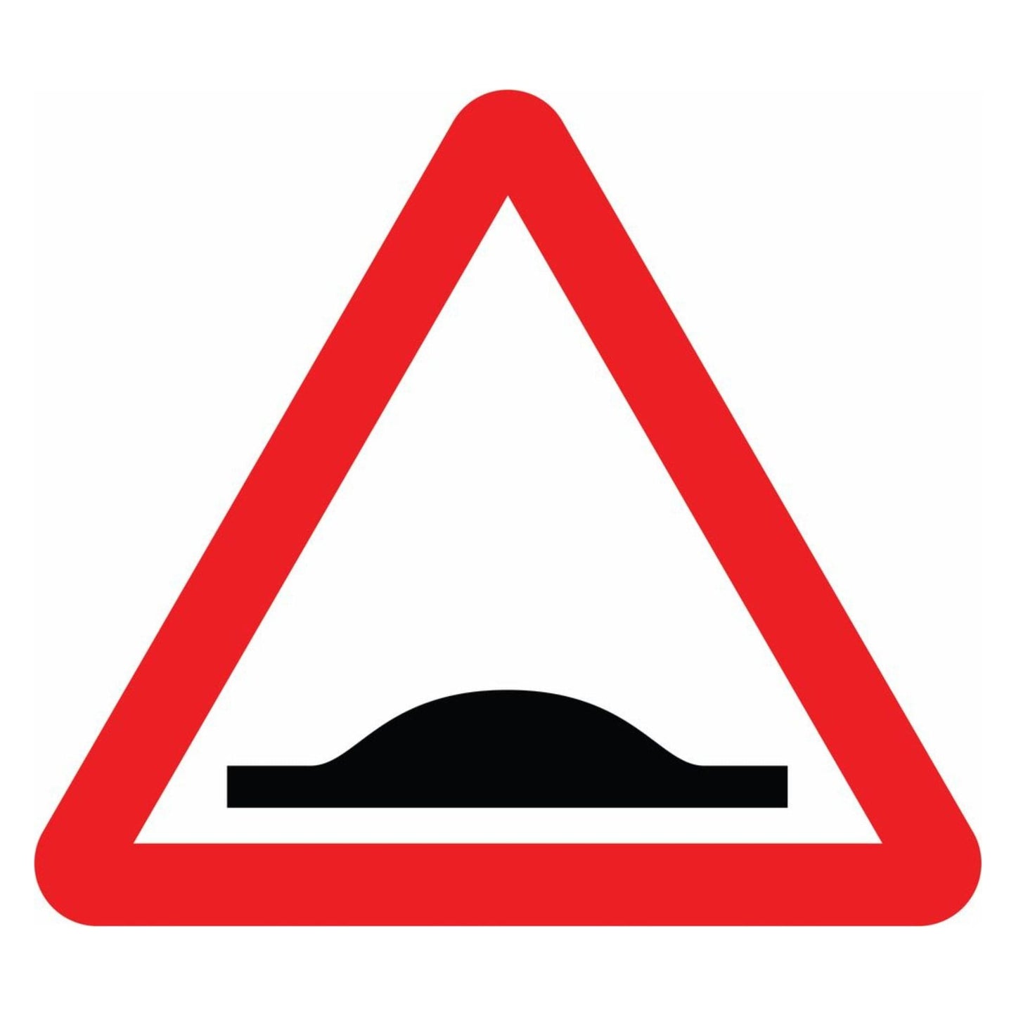Hump in the Road Sign