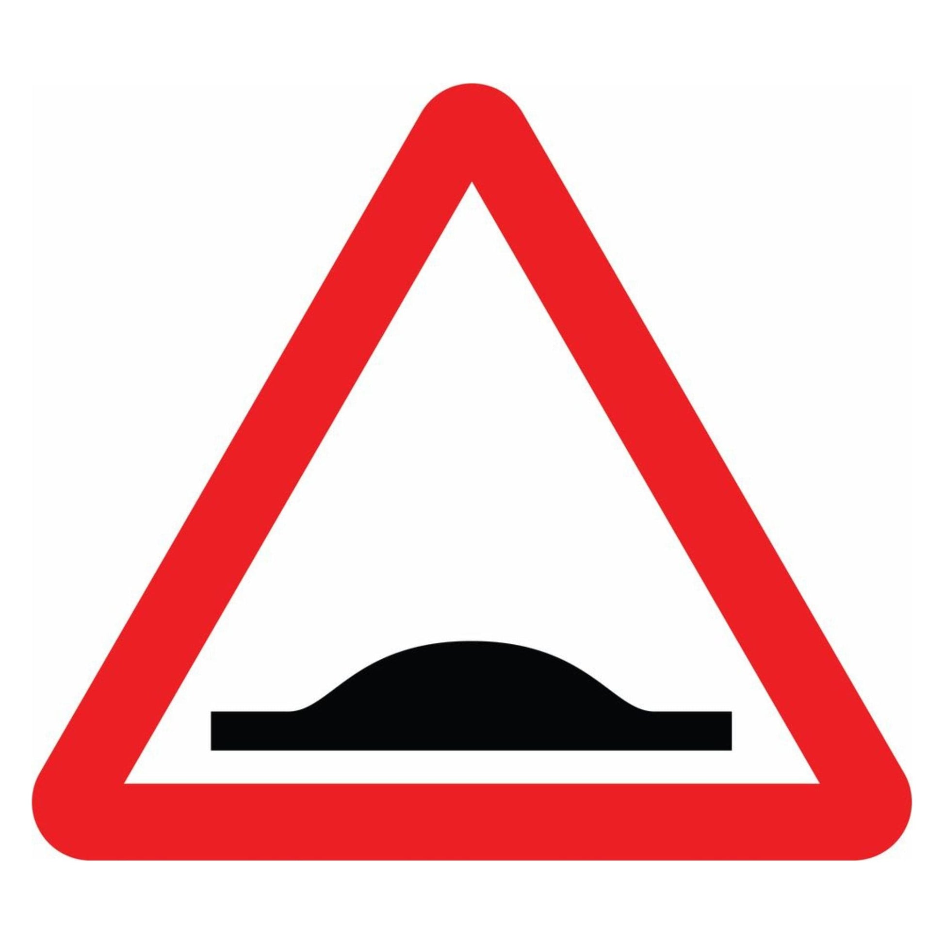 Hump in the Road Sign