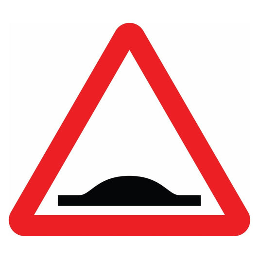 Hump in the Road Sign