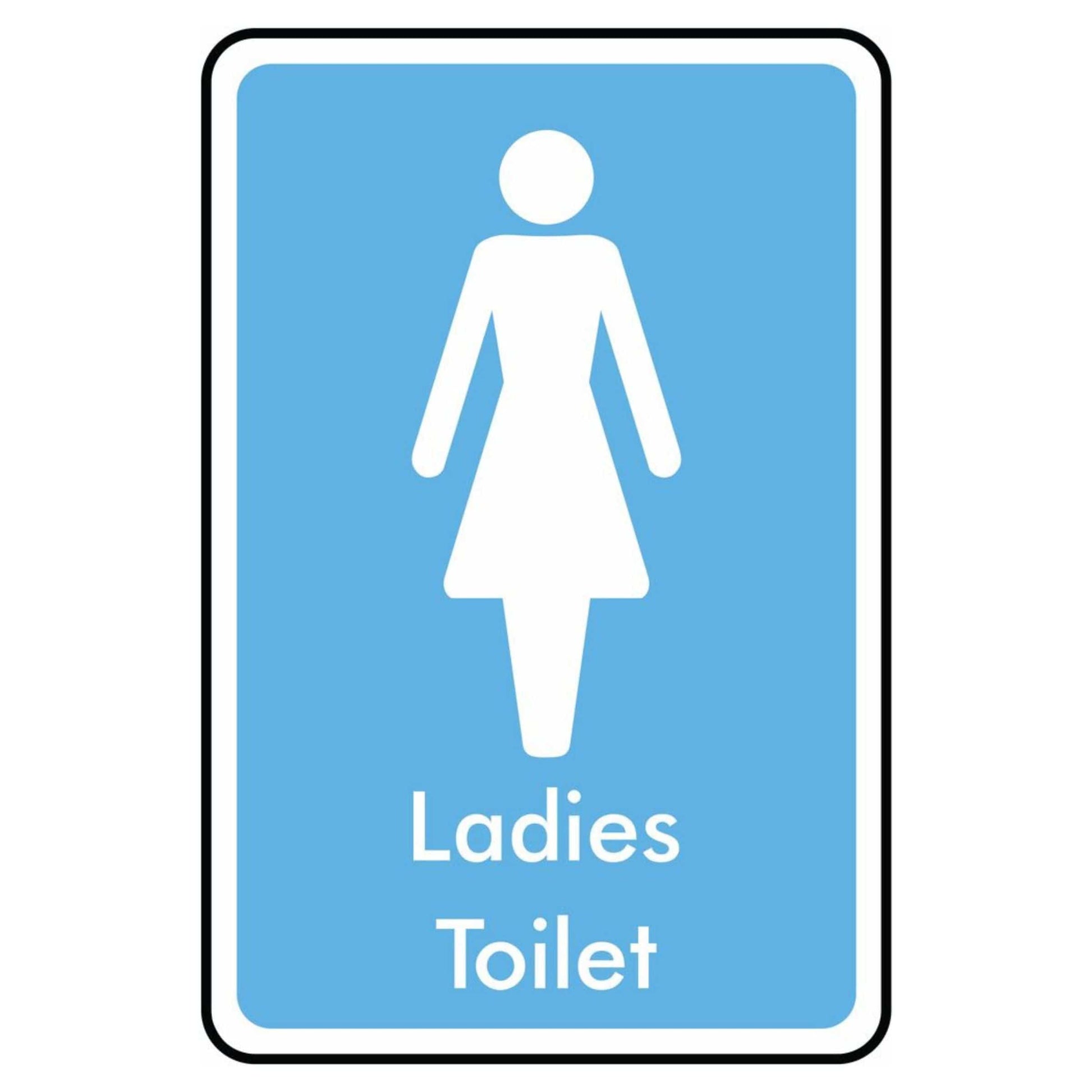  Ladies Toilet Information Sign 