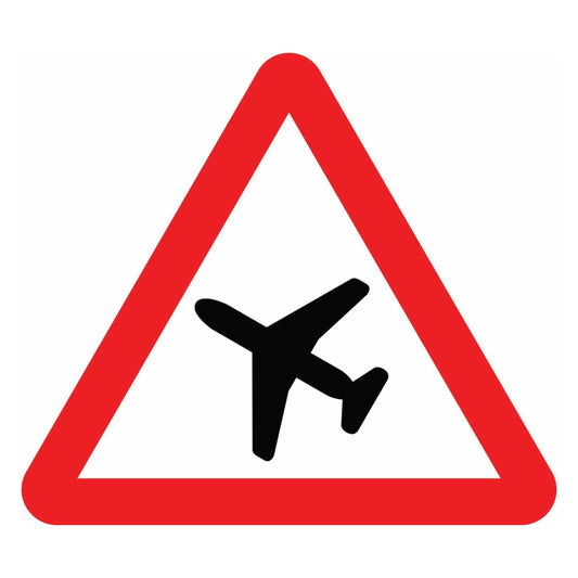 Low-Flying Aircraft Sign