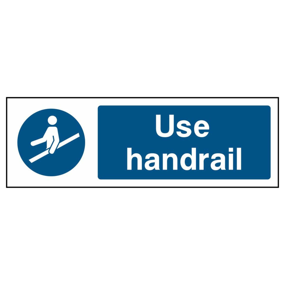 Mandatory Use Handrail Sign - The Safety Sign Depot