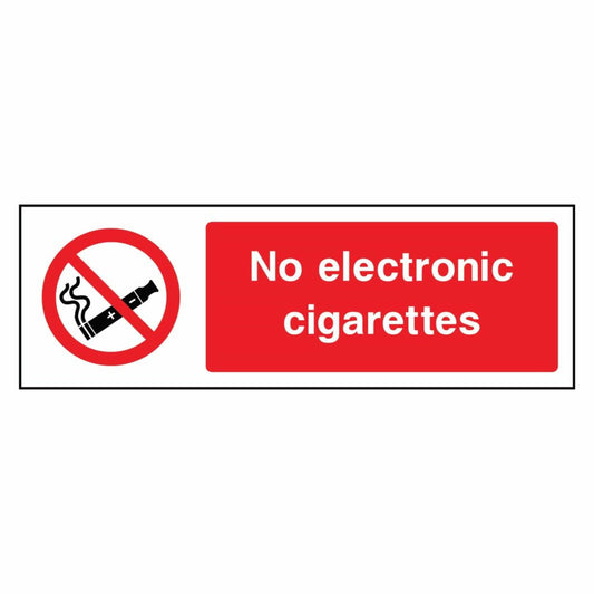 No Electronic Cigarettes Sign