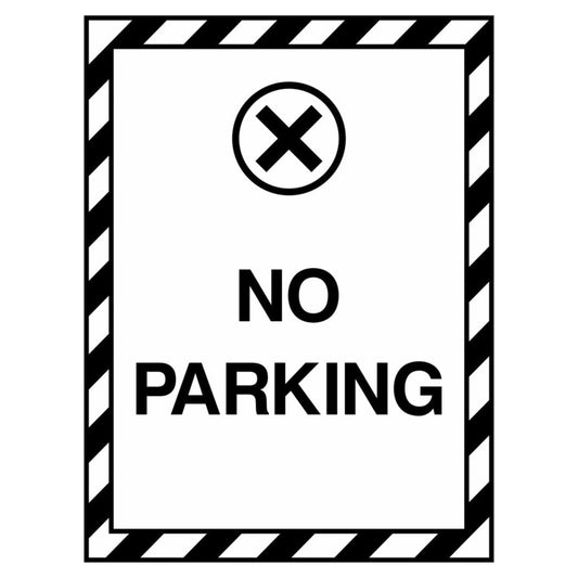 No Parking Prohibition Sign 