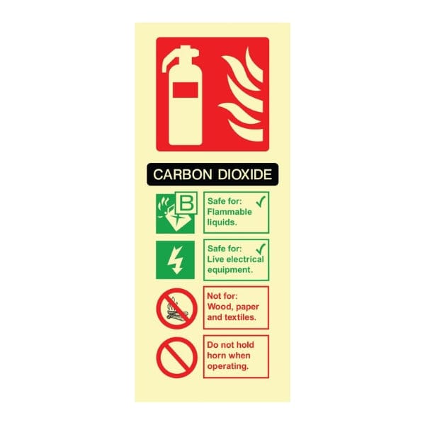 photoluminescent-carbon-dioxide-fire-extinguisher-sign