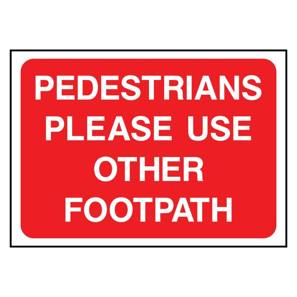 Please Use Other Footpath Sign - The Safety Sign Depot