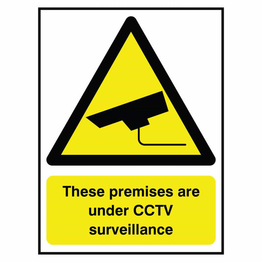 Premises Are Under CCTV Surveillance Sign