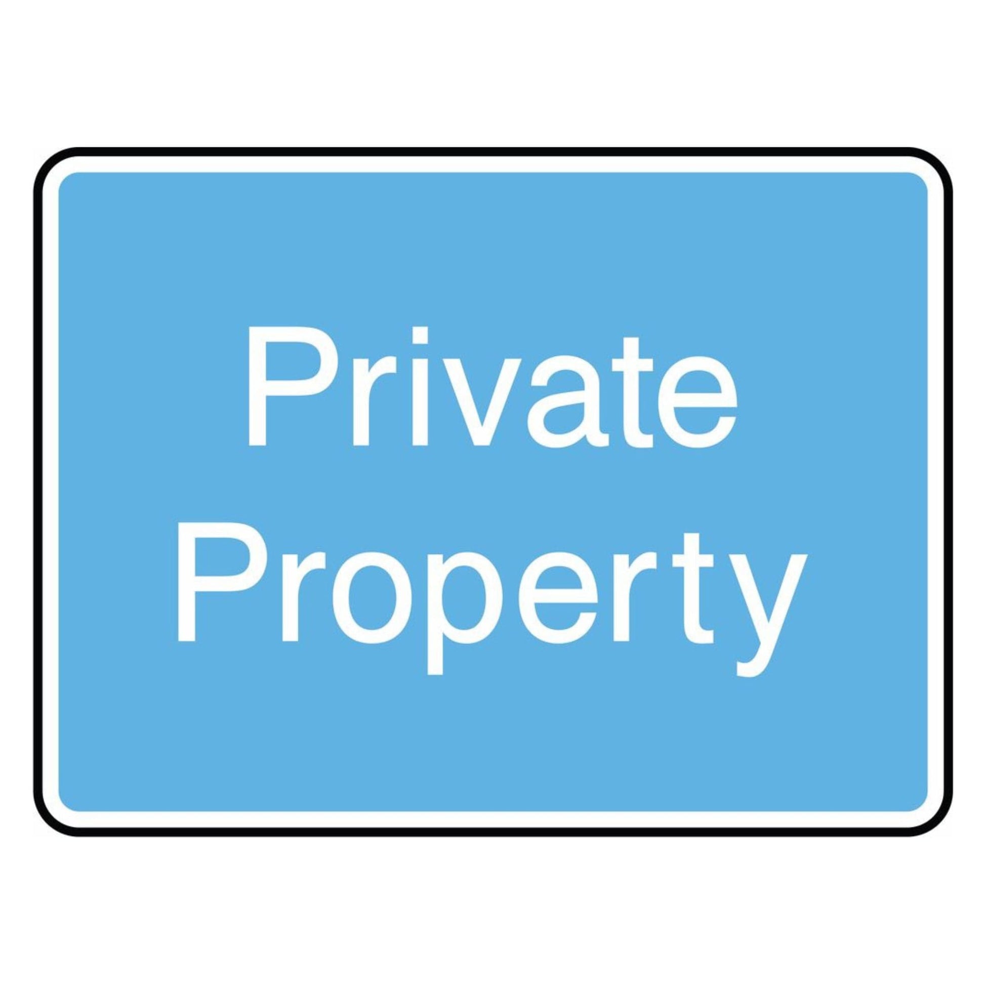 Private Property Information Sign