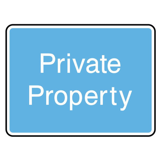 Private Property Information Sign