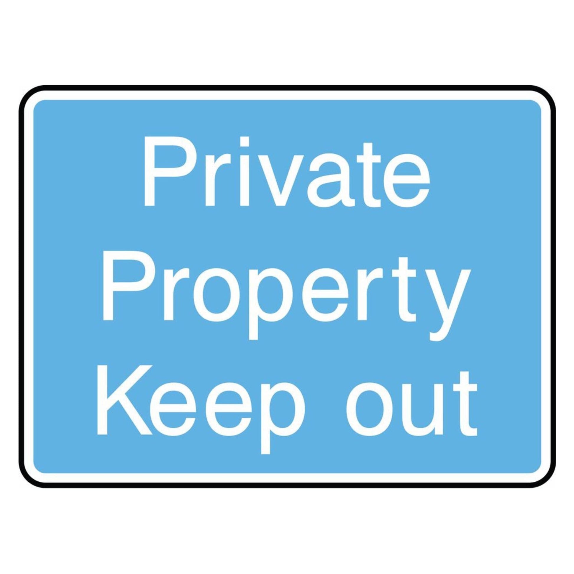 Private Property Keep Out Sign