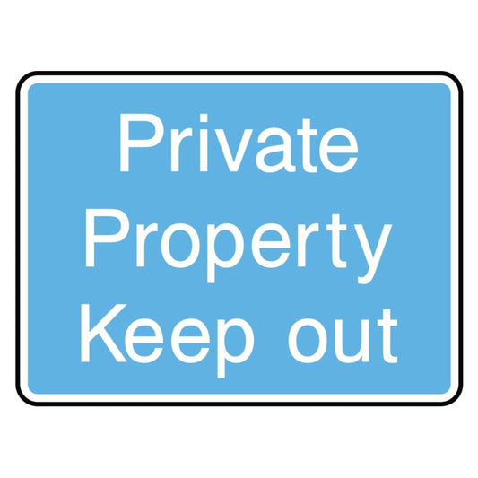 Private Property Keep Out Sign