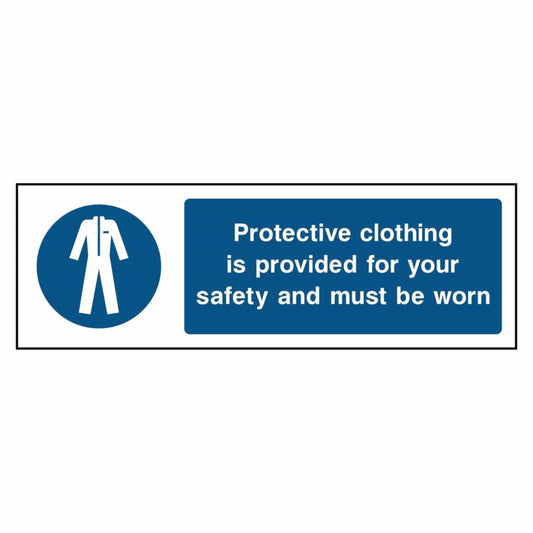 Protective Clothing Is Provided Sign