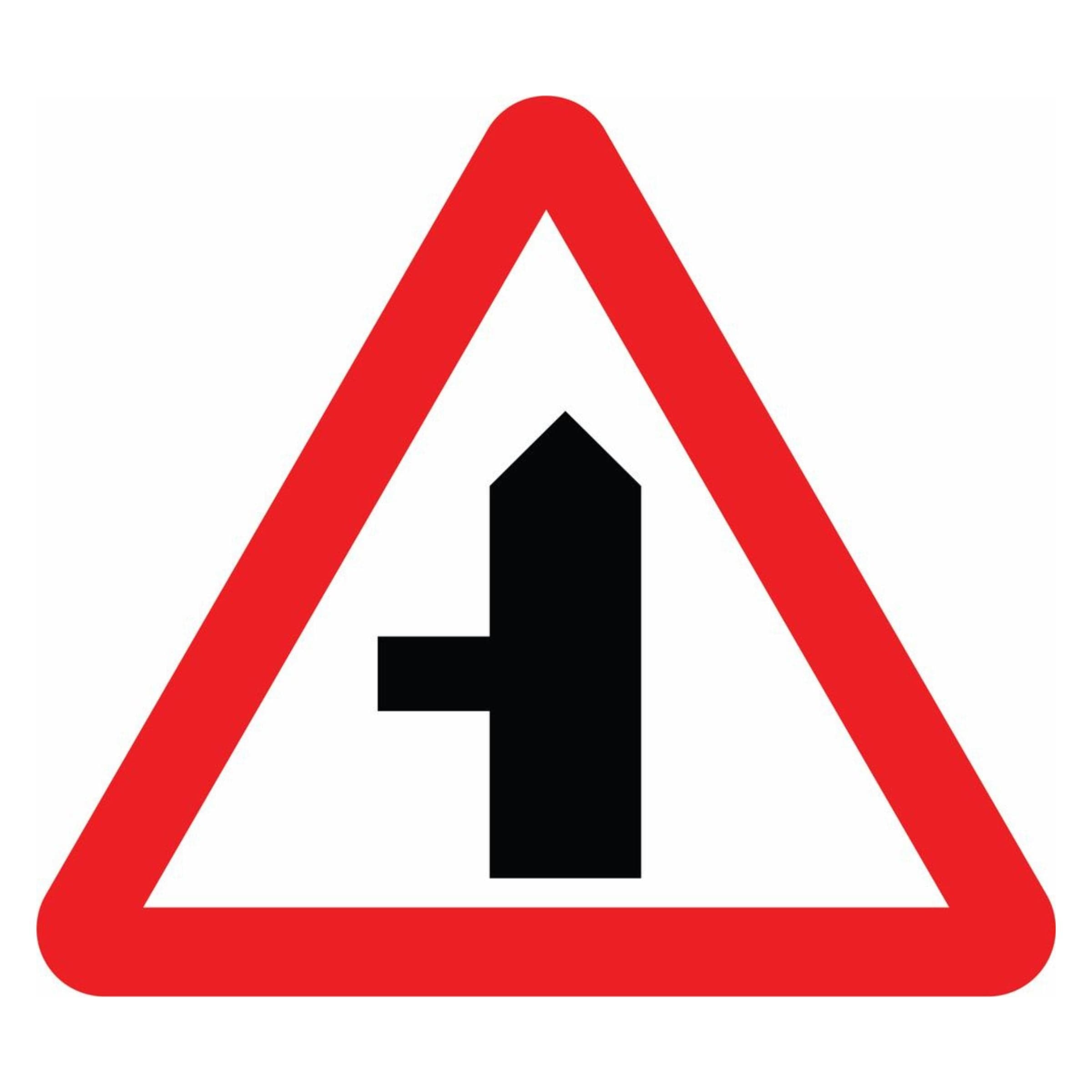 Left Junction Sign Pdf Junction Left Sign - The Safety Sign Depot