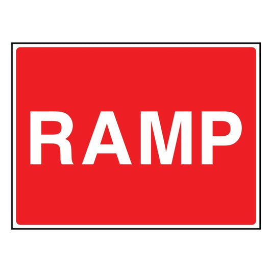 Ramp on Road Sign