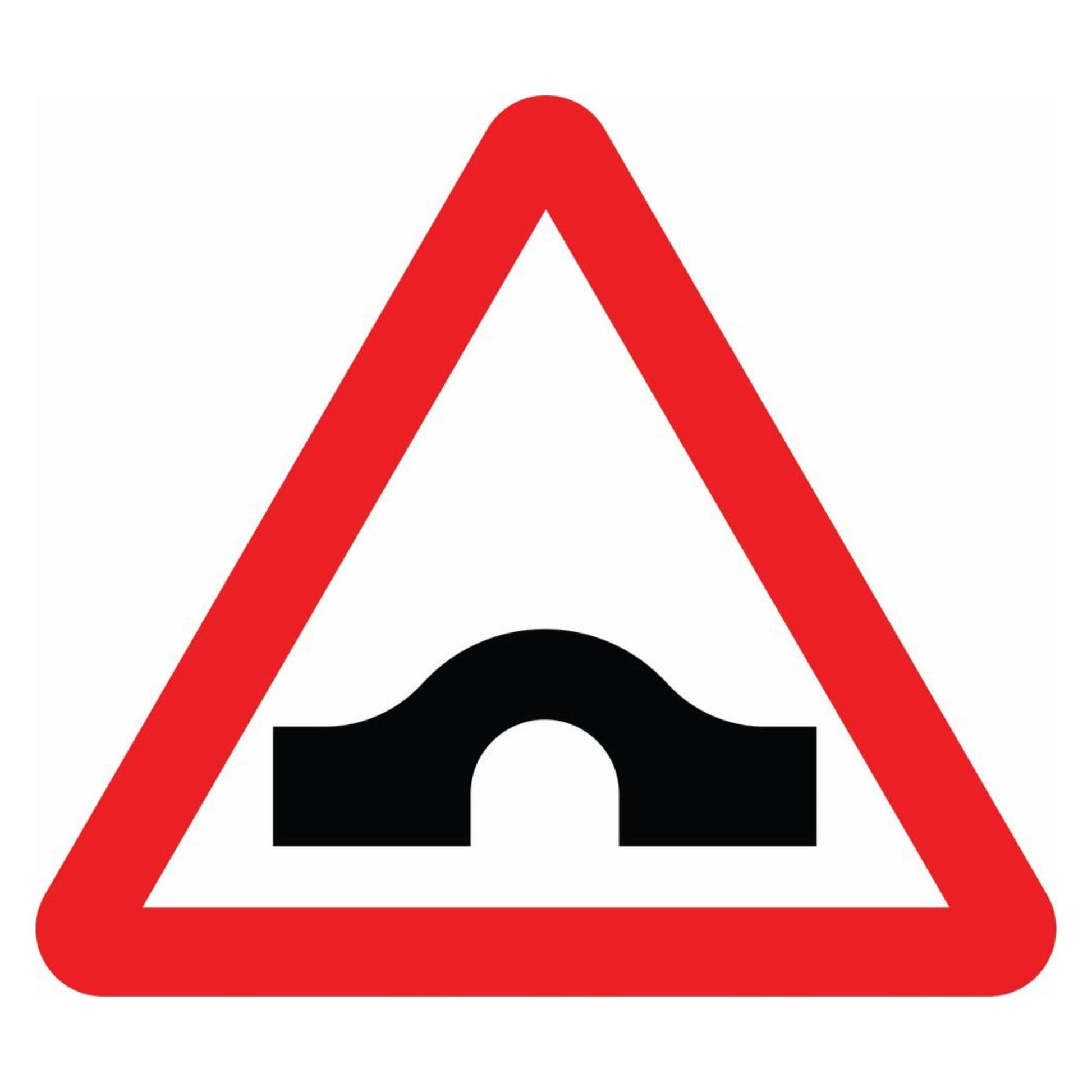 Road Traffic Hump Bridge Sign 