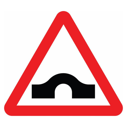 Road Traffic Hump Bridge Sign 