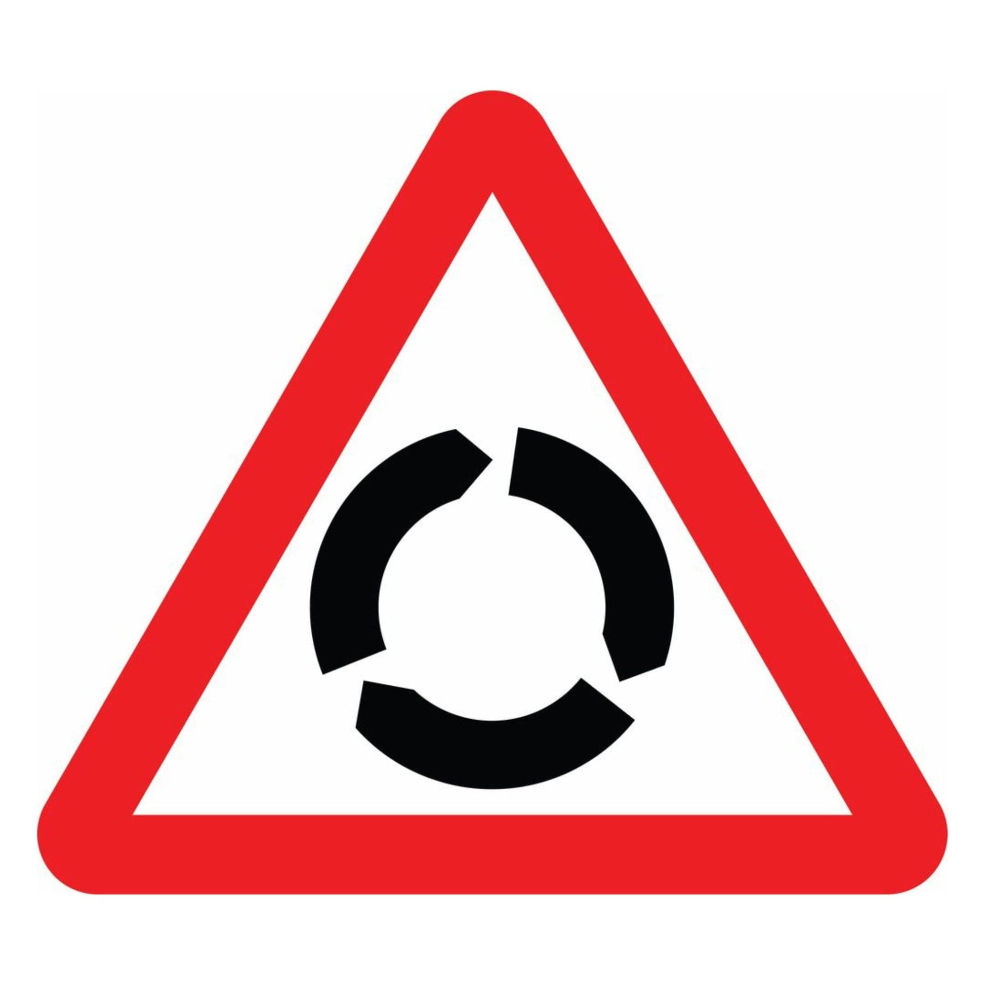 Road Warning - Roundabout Sign