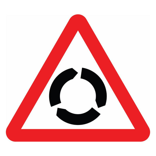 Road Warning - Roundabout Sign