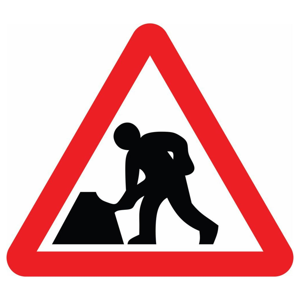 Road Work Triangle Sign - The Safety Sign Depot