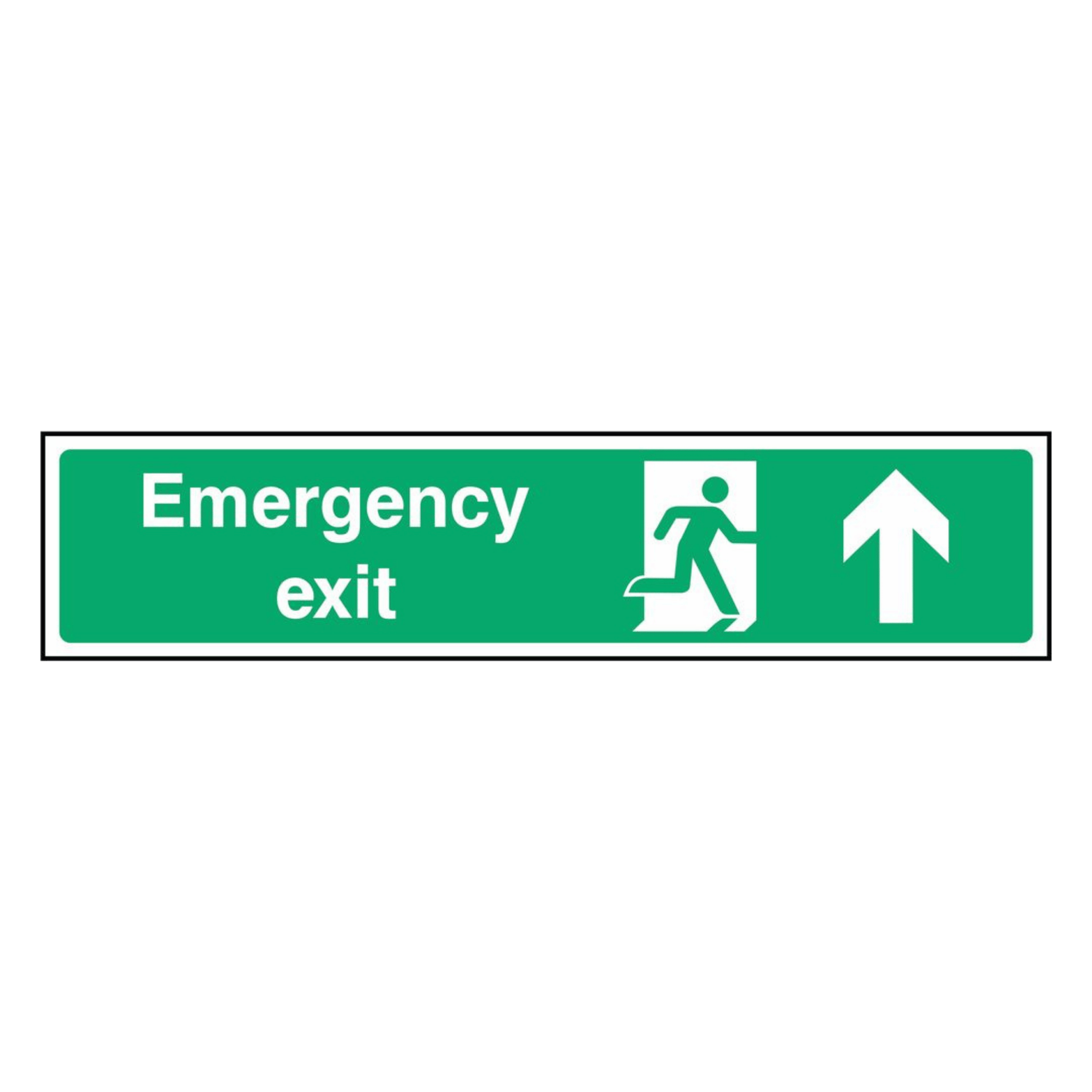 Running Man Up Arrow Fire Escape Sign