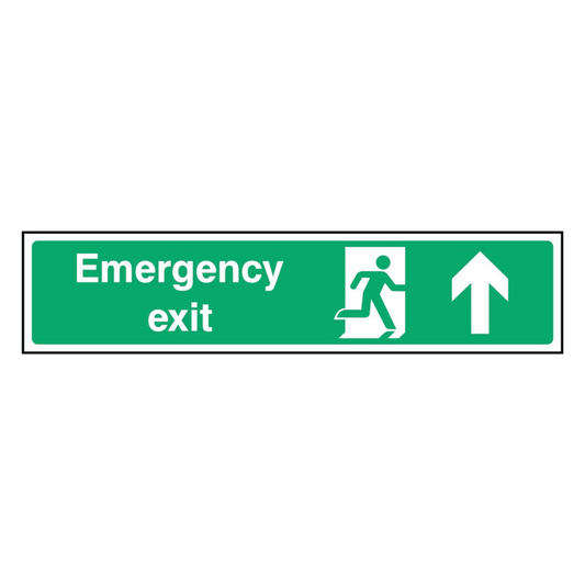 Running Man Up Arrow Fire Escape Sign