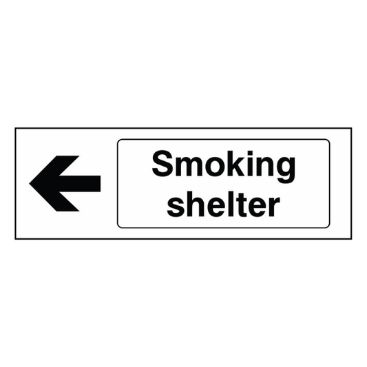 smoking-shelter-left-arrow-sign