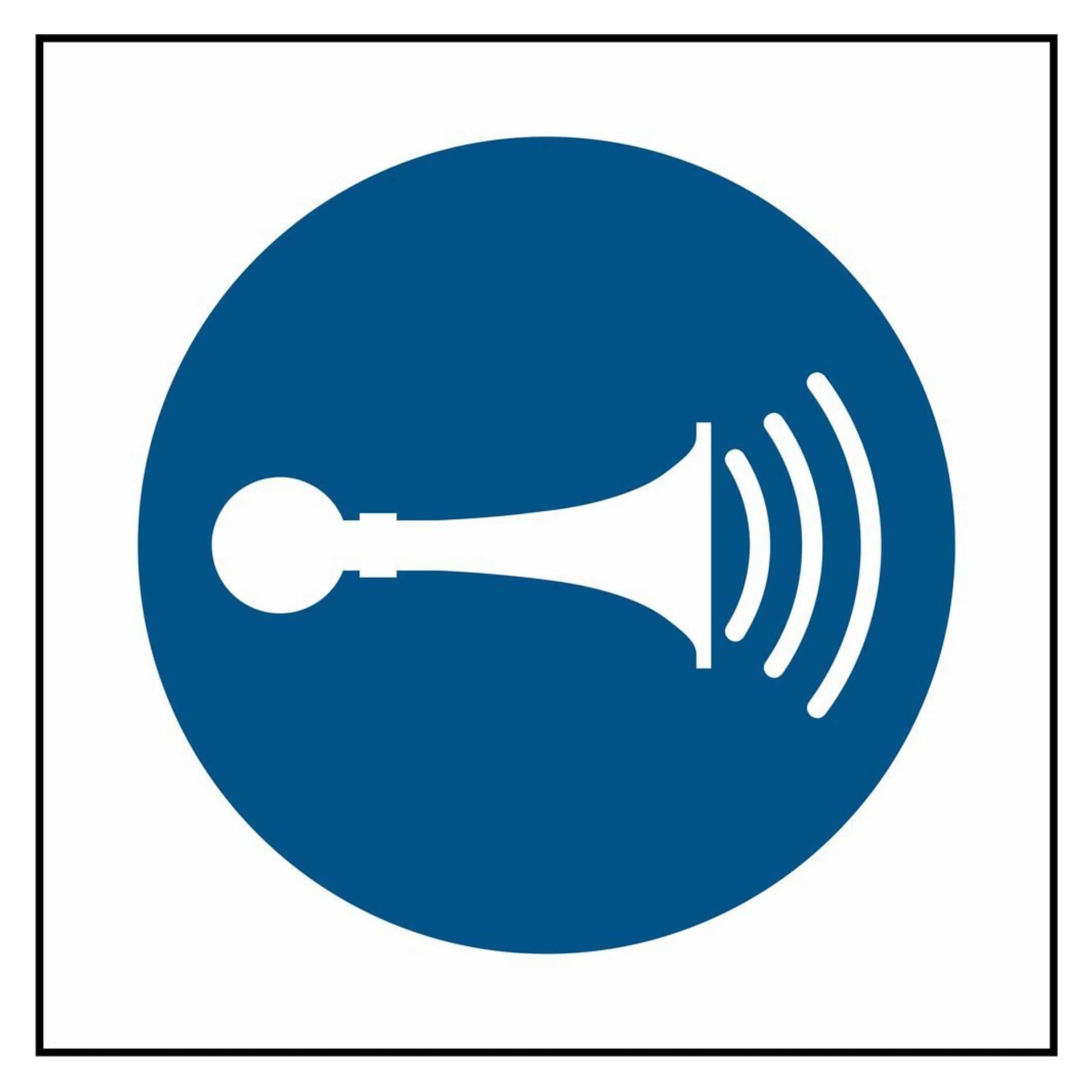 Sound Horn Drive Slowly Symbol Sign