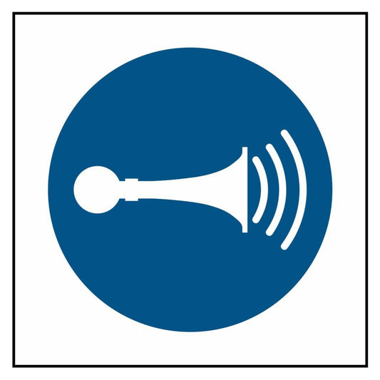 Sound Horn Drive Slowly Symbol Sign