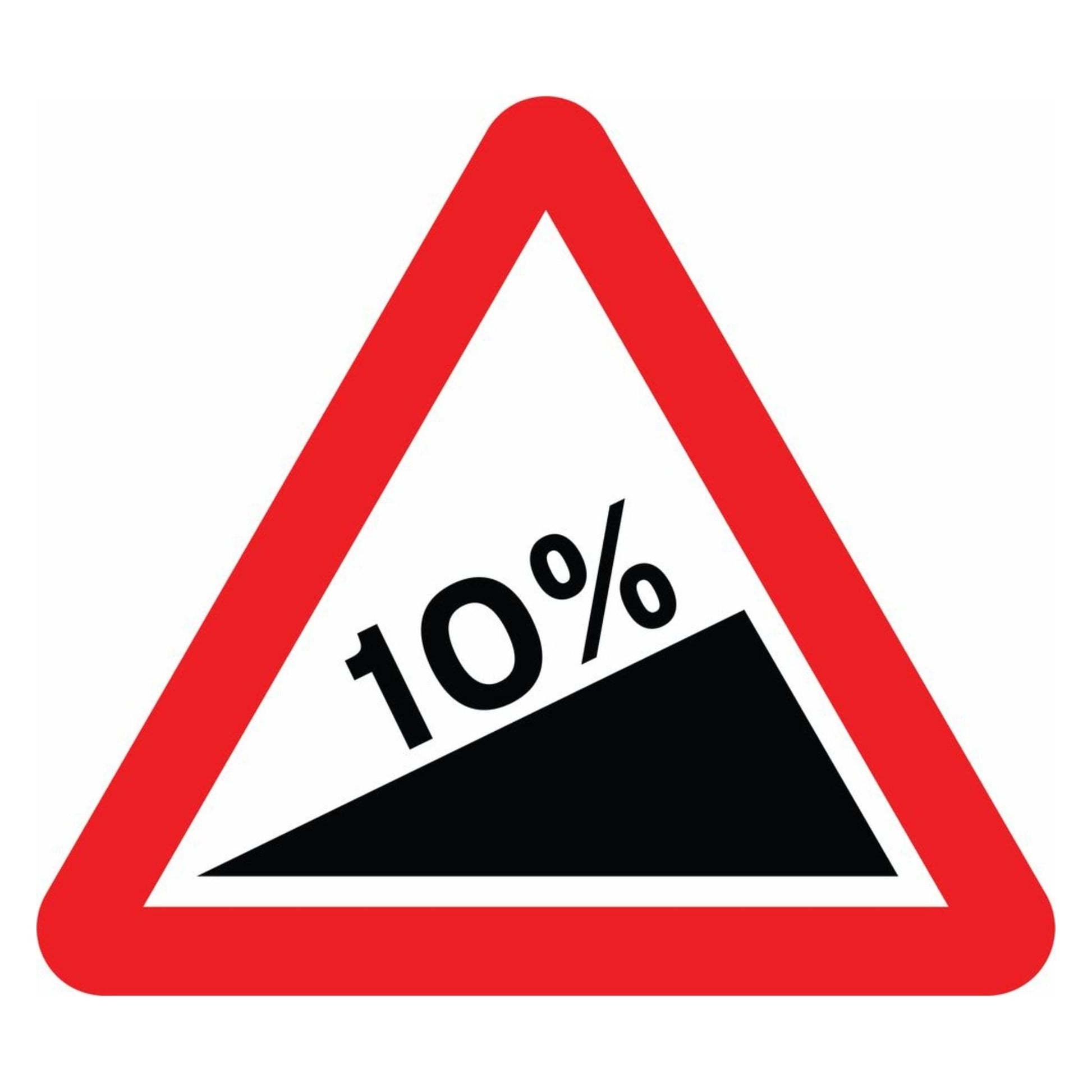 Steep Hill Upwards Sign
