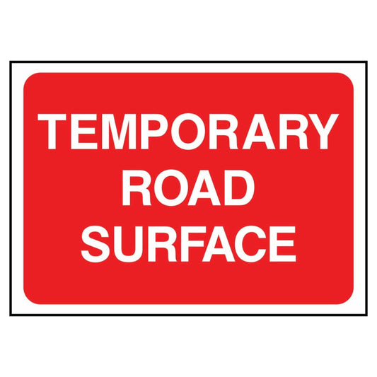 Temporary Road Surface Sign